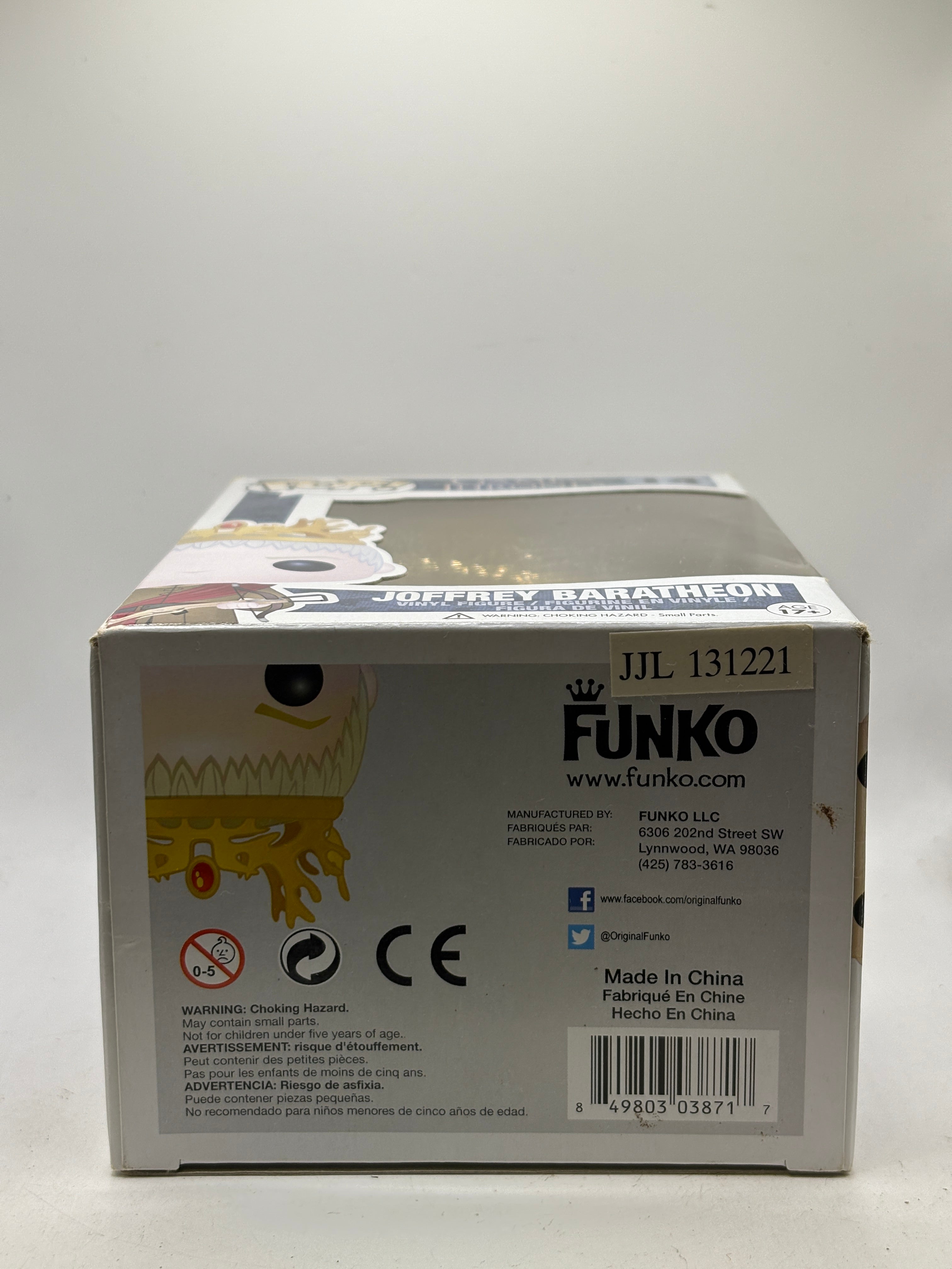 Funko POP! Game of Thrones #14 Joffrey Baratheon Vinyl Figure